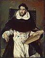 El Greco Retrat de fray Hortensio Paravicino.