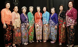 Batik sarongs with a variety of patterns worn freely according to individual taste