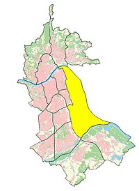 Statistische Bezirke des Linzer Stadtteils Industriegebiet-Hafen