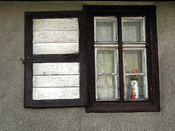 Einseitiger Fensterladen