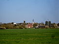 Le village de Romerée vu de l'ouest