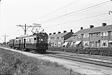 Gelede tram ("Tweelingtramstel" A600) van de Blauwe Tram uit 1932.