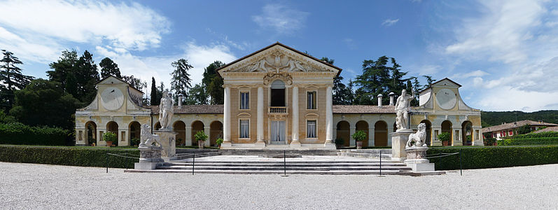 La Villa Barbaro a Maser (començada el 1557)