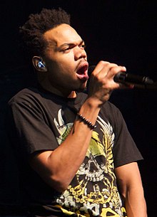 Chance the Rapper performing live in 2013.