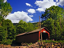 Sonestown Covered Bridge in Davidson Township