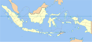 Tua på en karta över Indonesien