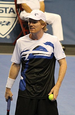 Jim Courier de #1 in het enkelspel