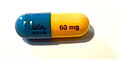 Strattera 60-mg capsule front with Lilly logo