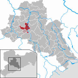 Mittweida – Mappa