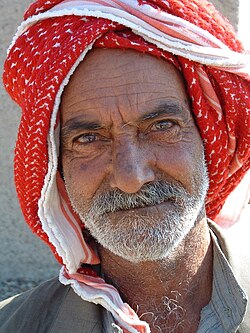 Iraqi man with keffiyeh