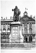 Place Stanislas.Carte postale des Imprimeries A. Bergeret & Cie.