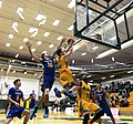 UNBC Timberwolves basketball team playing UBC Okanagan Heat