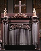 L'ancien orgue.