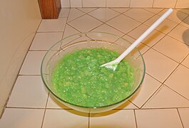 1. Combine the crushed pineapple and juice with the pudding mix in a large mixing bowl.