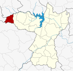 District location in Khon Kaen province