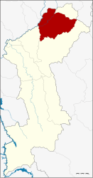 Distretto di Mueang Lamphun – Mappa