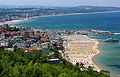 La Riviera Romagnola (tratto riminese) dalla terrazza panoramica di Gabicce Monte