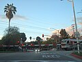 The Gold Line crossing Fremont Avenue