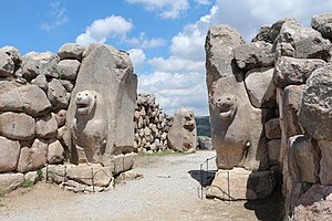 The Lion Gate in the south-west