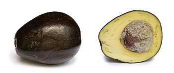 Avocado and cross-section