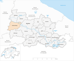 Amlikon-Bissegg – Mappa