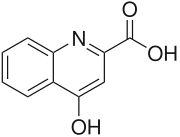 Chemical structure of kynurenic acid