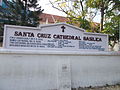 Inscription outside the church