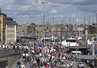 Skeppsbron vid Tall Ship's Races sommaren 2007