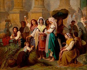 Théodore Valerio, The Herb Market in Assisi, date unknown