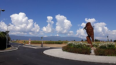 Carrefour de la route Suisse.