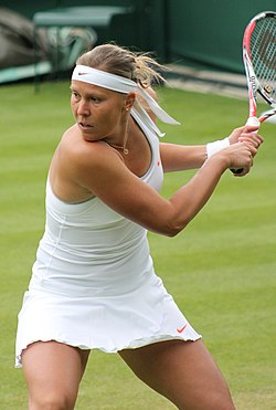 Lucie Hradecká a 2013-as wimbledoni tornán