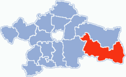 Location within Białystok County