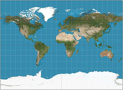 Miller cylindrical projection