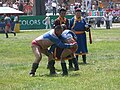 2005-ci il Naadam festivalında güləşçilər