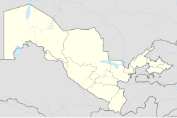 Qarshi trên bản đồ Uzbekistan