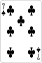 7 of clubs