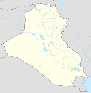 Mûsil li ser nexşeya Iraq nîşan dide