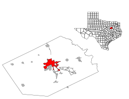 Corsicana – Mappa