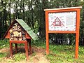 Abellugu d'inseutos, nel Xardín de Caparines de Grau, Asturies.