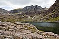 Die Triple Buttresses am Ende des Coire Mhic Fearchair