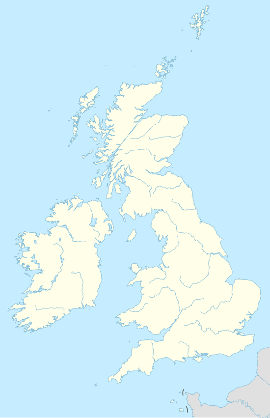 2016–17 British and Irish Cup is located in the United Kingdom