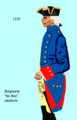 l'uniforme du régiment en 1757.