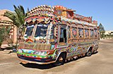 El Gouna (Egypte): bus in Pakistaanse stijl