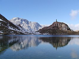 Lago Volaia in de Karnische Alpen