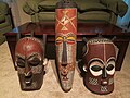 Masks from the Kongo Central region