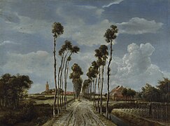 L'Allée de Middelharnis (1689), de Meindert Hobbema.