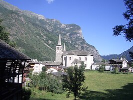 Kerk van San Michele in Riva Valdobbia