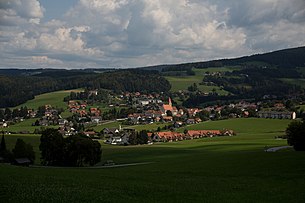 Blick vom Kogel auf Semriach