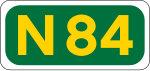 N84 road shield}}