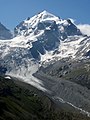 Piz Roseg con il ghiacciaio della Tschierva